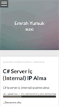 Mobile Screenshot of emrahyumuk.com