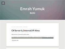 Tablet Screenshot of emrahyumuk.com